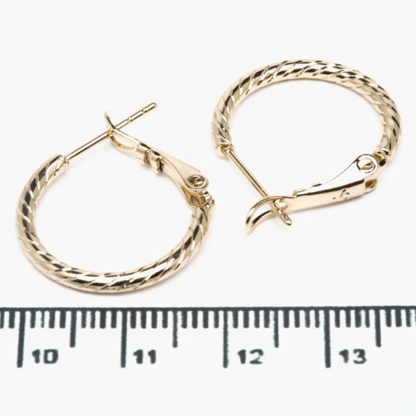 Сережки XUPING Gold (Ø 2 х 0.2 см.) 514604