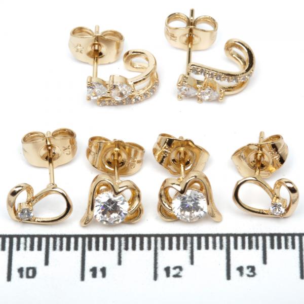 Сережки XUPING Gold "набір 3 пари" 515045