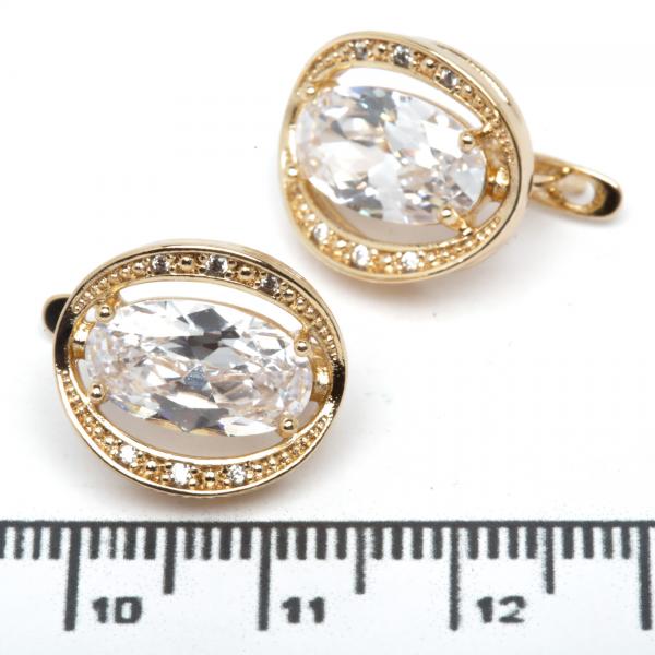 Сережки XUPING Gold "білий" 515056
