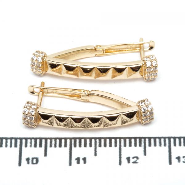 Сережки XUPING Gold (2.5 х 0.5 см.) 515065