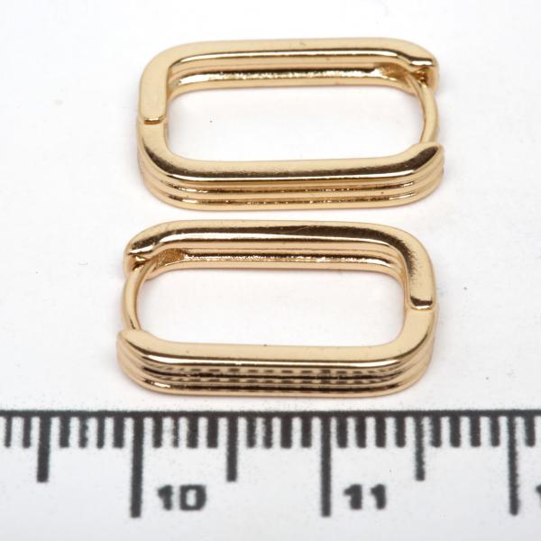Сережки XUPING Gold (Ø 1.7 х 0.3 см.) 515072