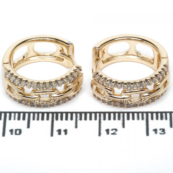 Сережки XUPING Gold (Ø 1.8 х 0.8 см.) 515073