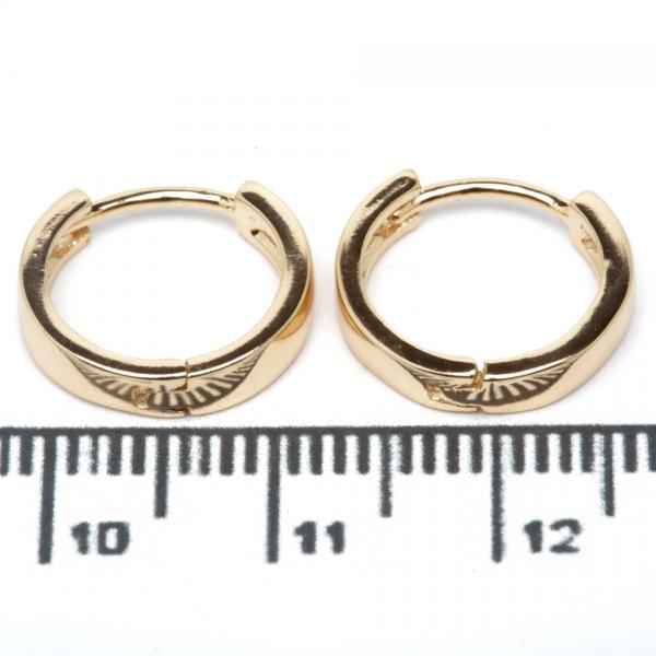 Сережки XUPING Gold (Ø 1.4 х 0.3 см.) 515089