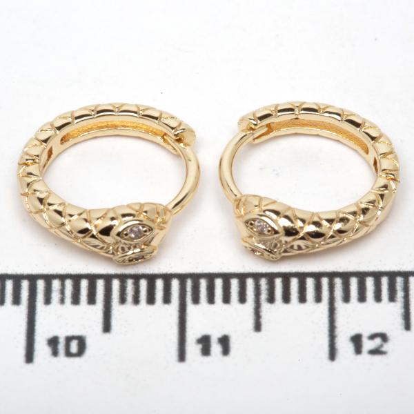 Сережки XUPING Gold (Ø 1.4 см.) 515090