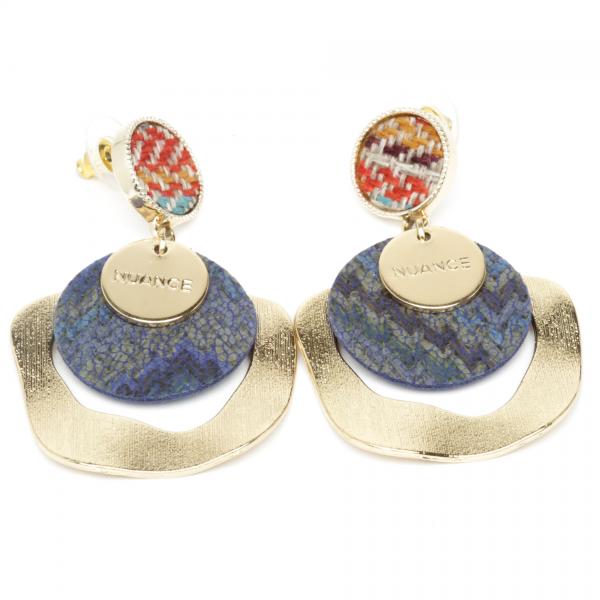 Сережки нарядні (5.5 х 3.5 см.) 6-5083