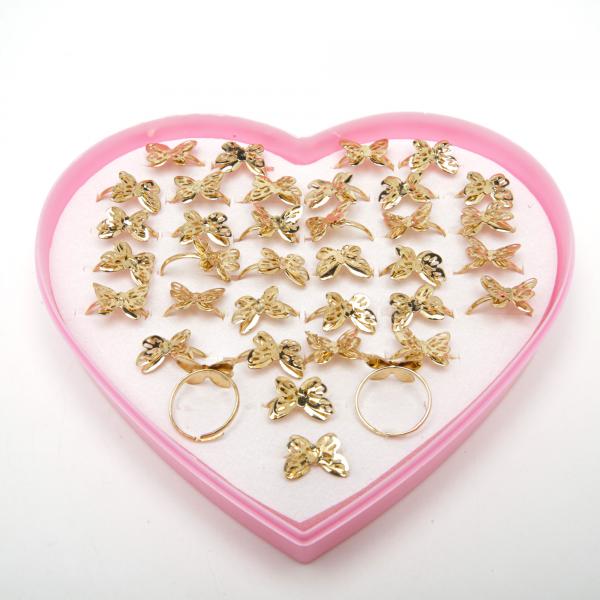 Дитячі перстні "безрозмірні" 36 шт. 6-5581