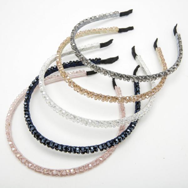 ОБРУЧІ з камінням 12 шт. (ш. 0.9 см.) 6-5709