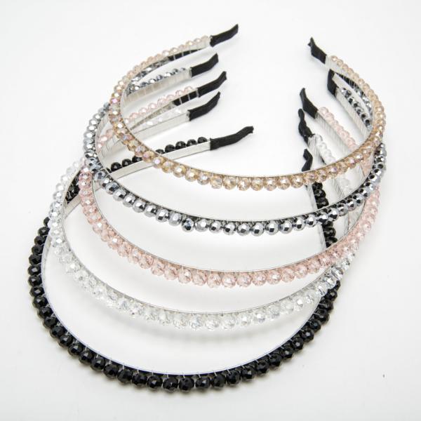 ОБРУЧІ з камінням 12 шт. (ш. 0.6 см.) 6-5711