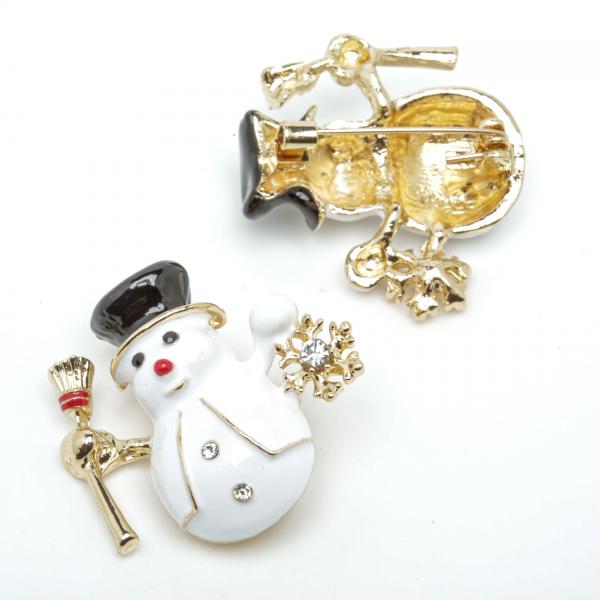 Брошки 6 шт. (3 х 3.5 см.) 6-5719