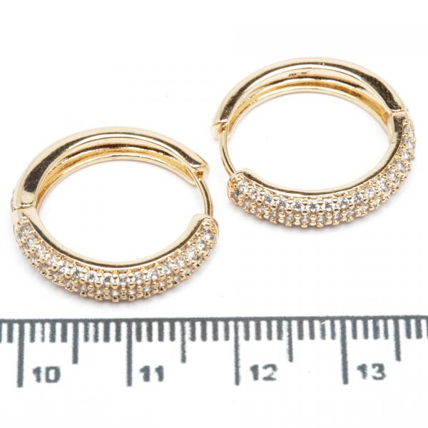 Сережки XUPING Gold (Ø 2 х 0.5 см.) 515149
