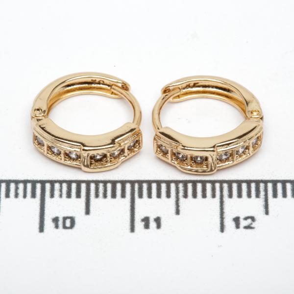 Сережки XUPING Gold (Ø 1.4 х 0.4 см.) 515154
