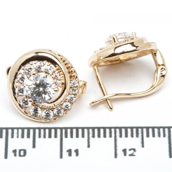 Сережки XUPING Gold (Ø 1.5 см.) 515156