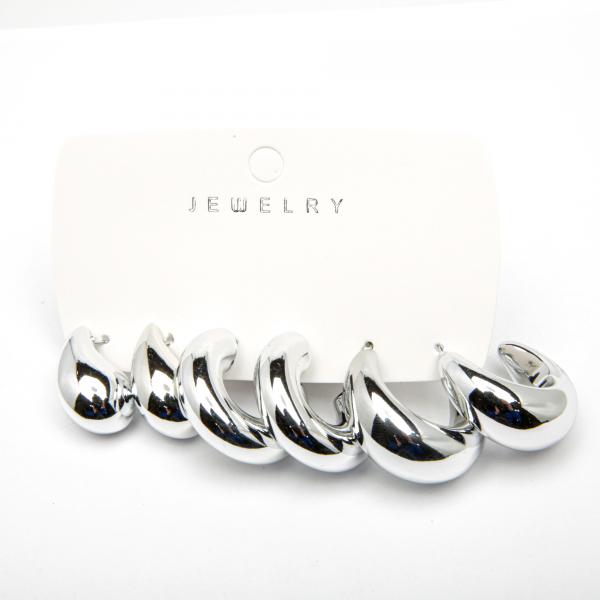 Сережки 3 пари "набір" 6-5828