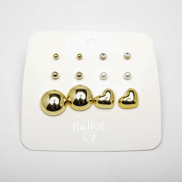 Сережки 6 пар "набір" 6-5830