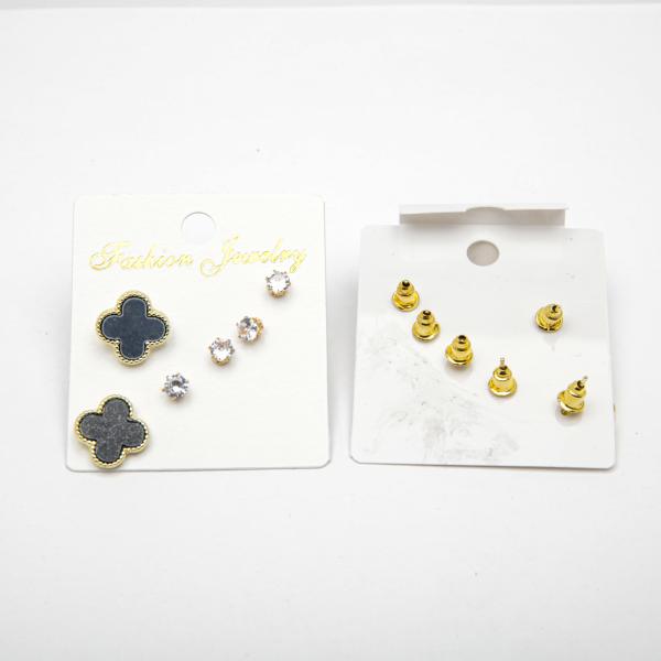 Сережки 3 пари "набір" 6-5832