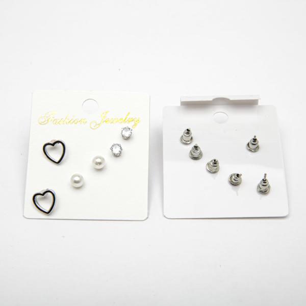 Сережки 3 пари "набір" 6-5834