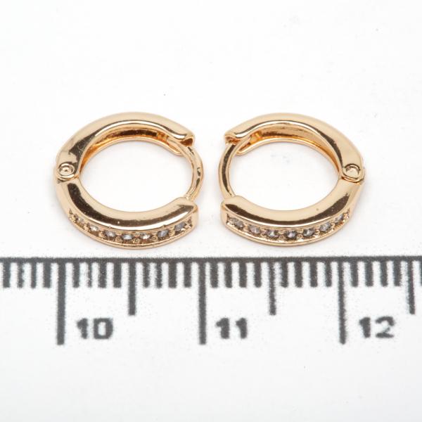 Сережки XUPING Gold (Ø 1.1 х 0.2 см.) 515231
