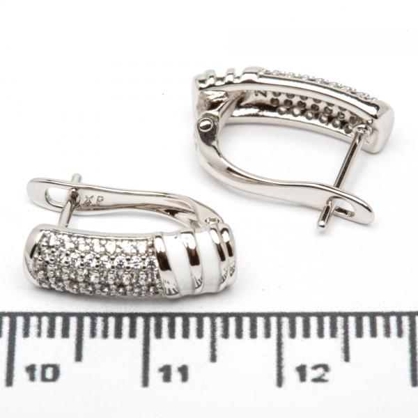 Сережки XUPING Silver (1.5 х 0.5 см.) 206680
