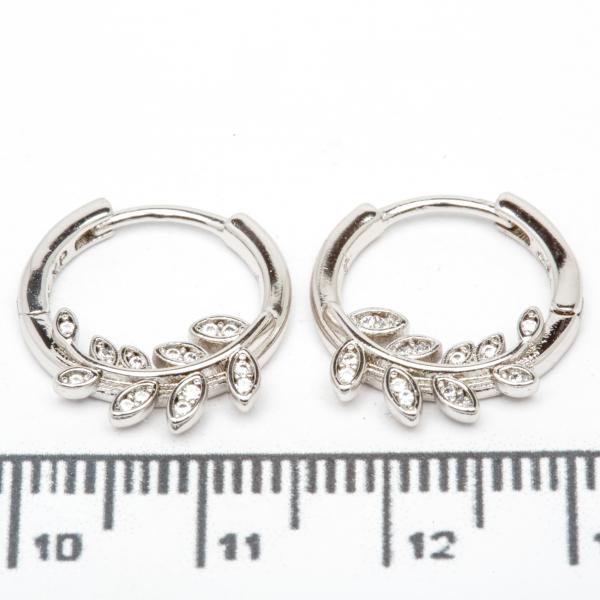 Сережки XUPING Silver (Ø 1.5 х 0.25 см.) 206692