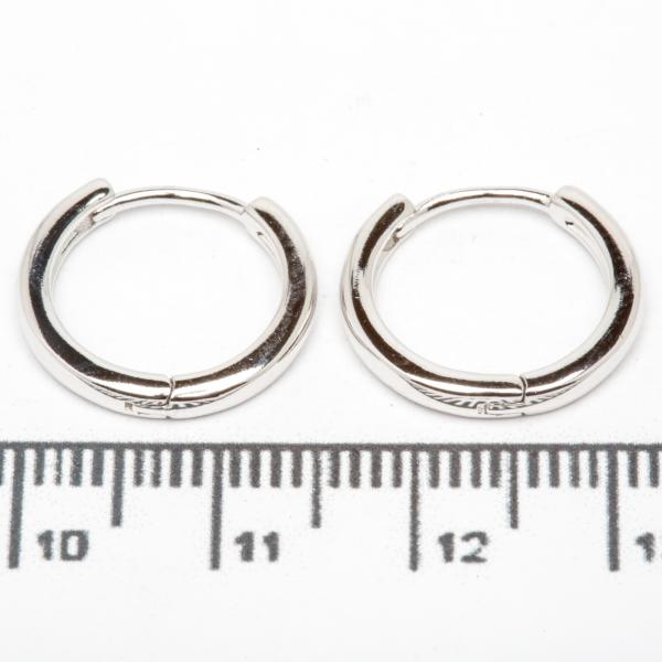 Сережки XUPING Silver (Ø 1.4 х 0.2 см.) 206698