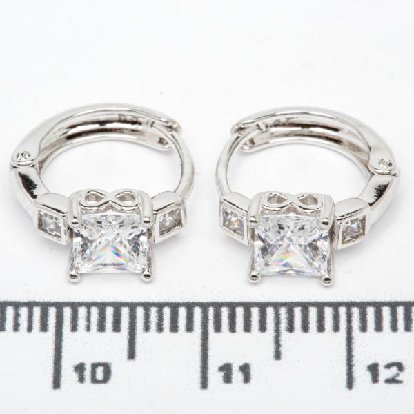 Сережки XUPING Silver (Ø 1.3 см.) 206700