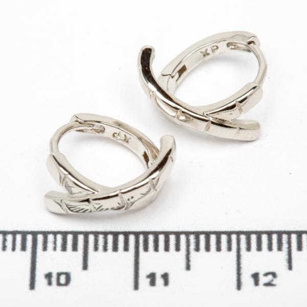 Сережки XUPING Silver (Ø 1.1 х 0.4 см.) 206735