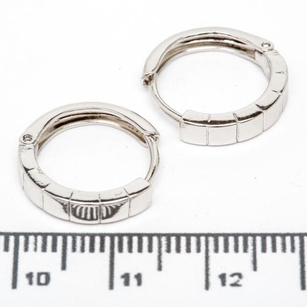 Сережки XUPING Silver (Ø 1.5 х 0.3 см.) 206740