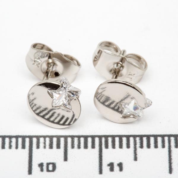 Сережки XUPING Silver (Ø 0.8 см.) 206744