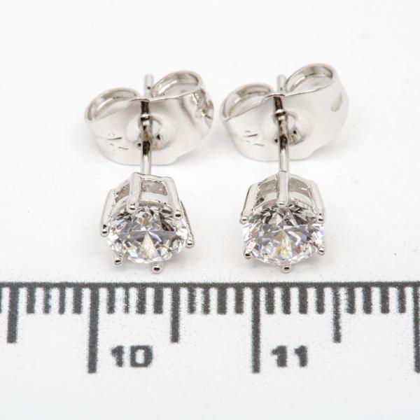 Сережки XUPING Silver (Ø 0.6 см.) 206746