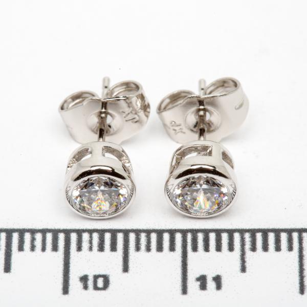 Сережки XUPING Silver (Ø 0.6 см.) 206748