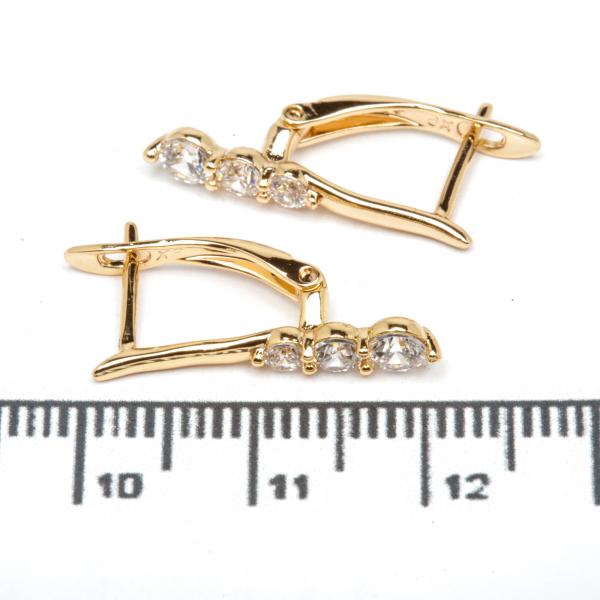 Сережки XUPING Gold "Ø 2 х 0.4 см." 515310