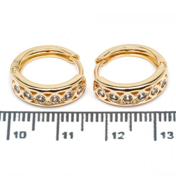Сережки XUPING Gold "Ø 1.7 х 0.5 см." 515312