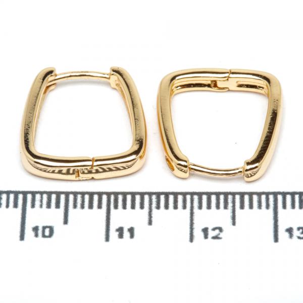 Сережки XUPING Gold "Ø 1.6 х 1.3 х 0.2 см." 515313