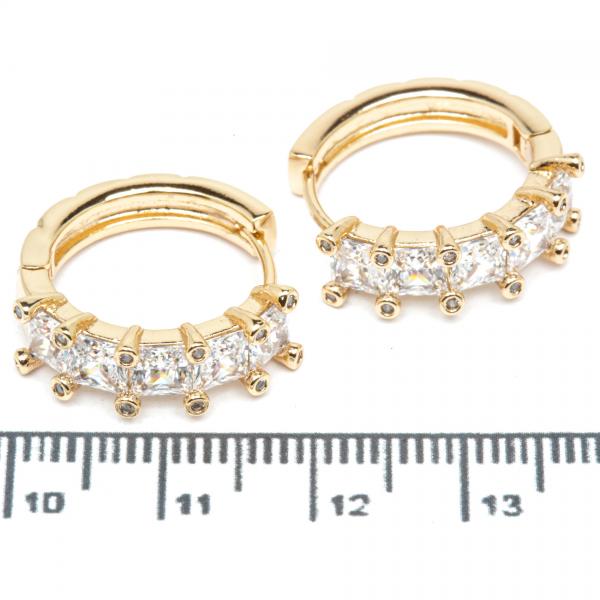Сережки XUPING Gold "Ø 2 х 0.6 см." 515314