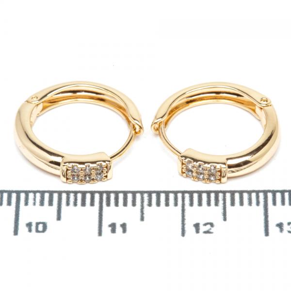 Сережки XUPING Gold "Ø 1.6 х 0.3 см." 515320