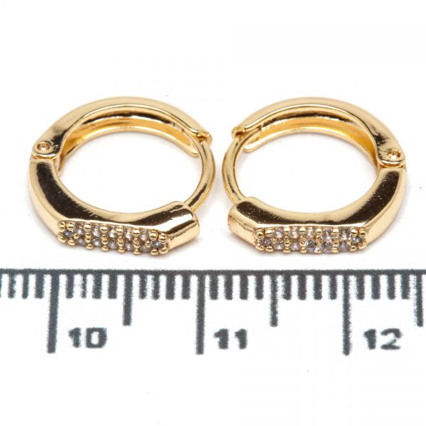 Сережки XUPING Gold "Ø 1.4 х 0.3 см." 515332