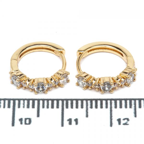 Сережки XUPING Gold "Ø 1.3 х 0.3 см." 515337