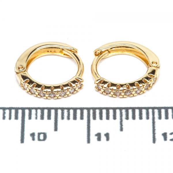 Сережки XUPING Gold "Ø 1.1 х 0.2 см." 515339