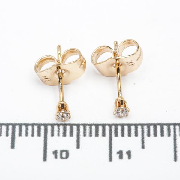 Сережки XUPING Gold (білий) "Ø 0.2 см." 515348