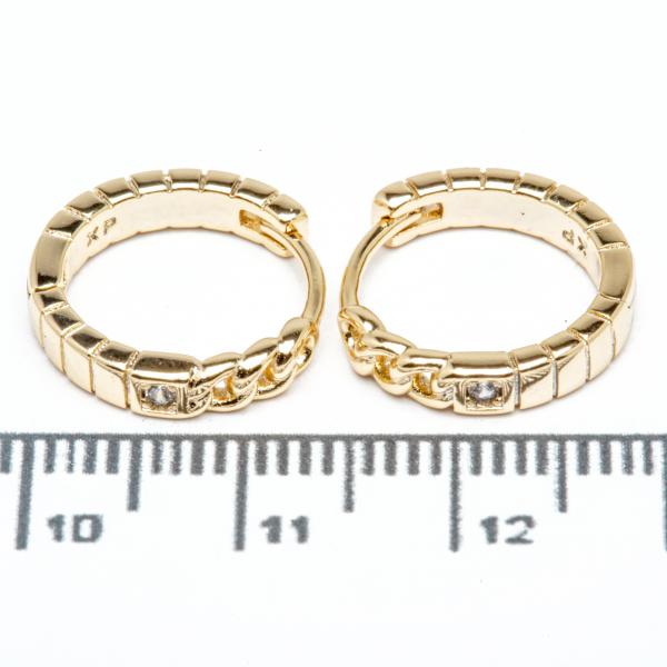 Сережки XUPING Gold (Ø 1.5 см.) 515373