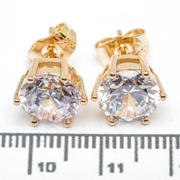 Сережки XUPING Gold (Ø 1 см.) 515380
