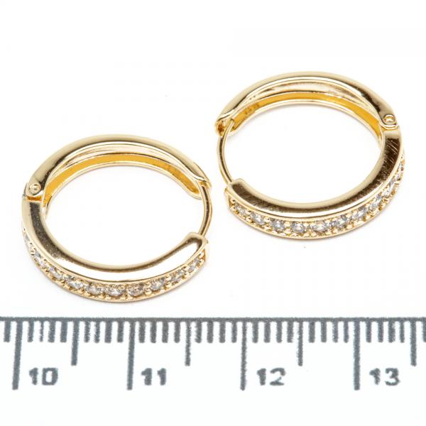 Сережки XUPING Gold (Ø 1.7 х 0.3 см.) 515416