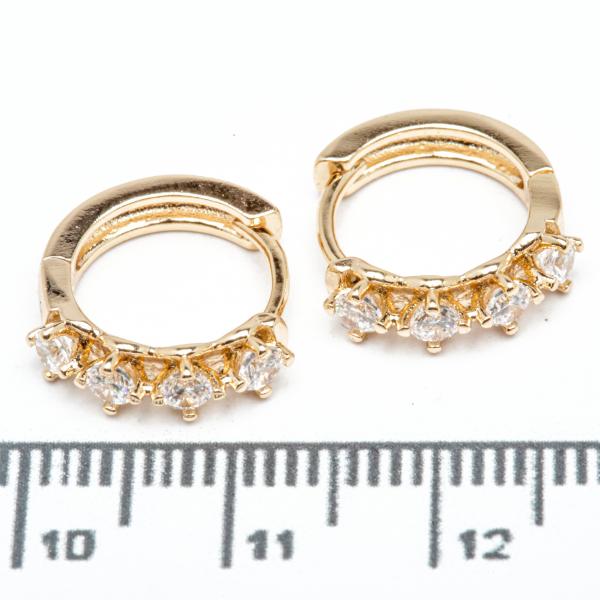 Сережки XUPING Gold (Ø 1.5 х 0.4 см.) 515420