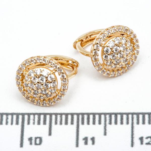 Сережки XUPING Gold (Ø 1 см.) 515423