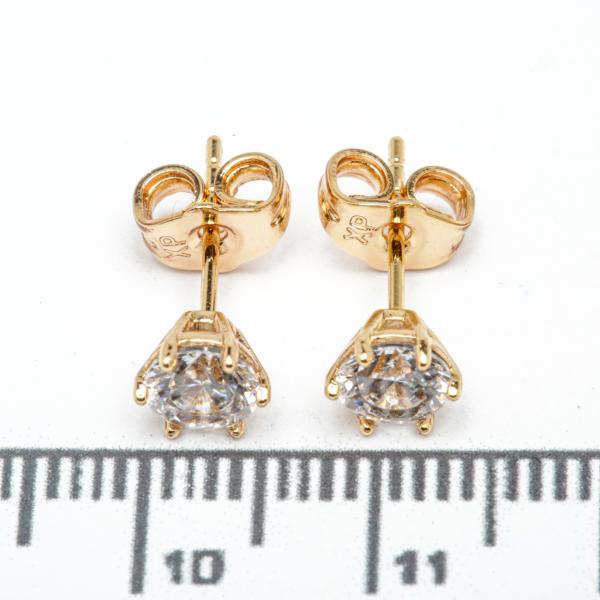 Сережки XUPING Gold (Ø 0.5 см.) 515427