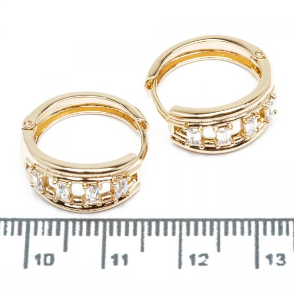 Сережки XUPING Gold (Ø 1.7 х 0.7 см.) 515433