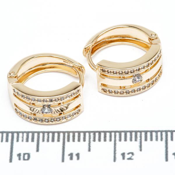 Сережки XUPING Gold (Ø 1.5 х 0.7 см.) 515438
