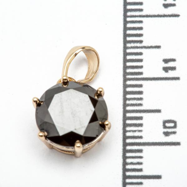 Кулони XUPING Gold "чорний" (Ø 1 см.) 515465