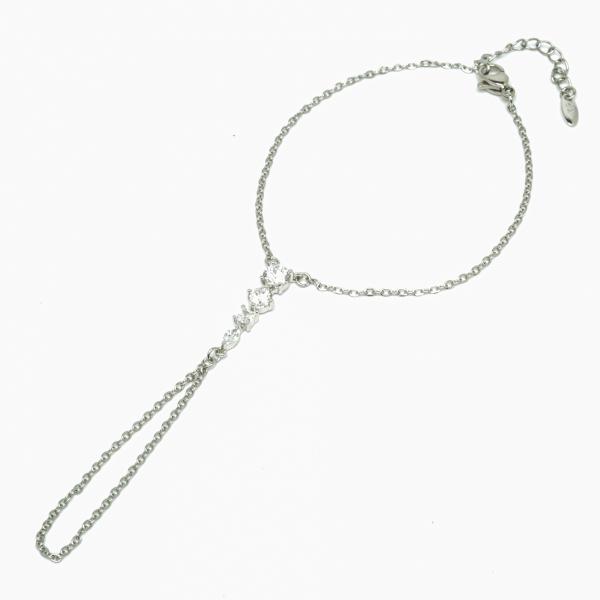 Браслет XUPING Silver (17.5 + 3.5 х 0.2 см.) 206804
