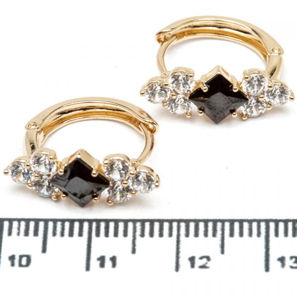 Сережки XUPING Gold "чорний" 515589